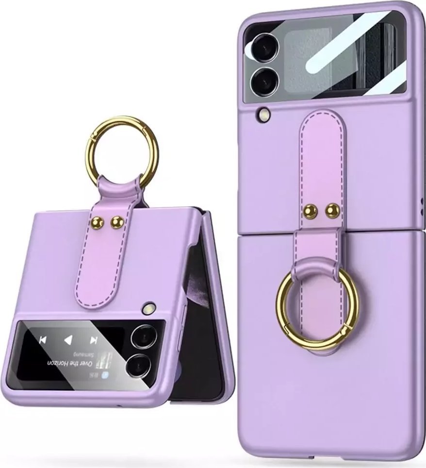 4kom.pl Etui Icon Ring do Samsung Galaxy Z Flip 4 Violet 1