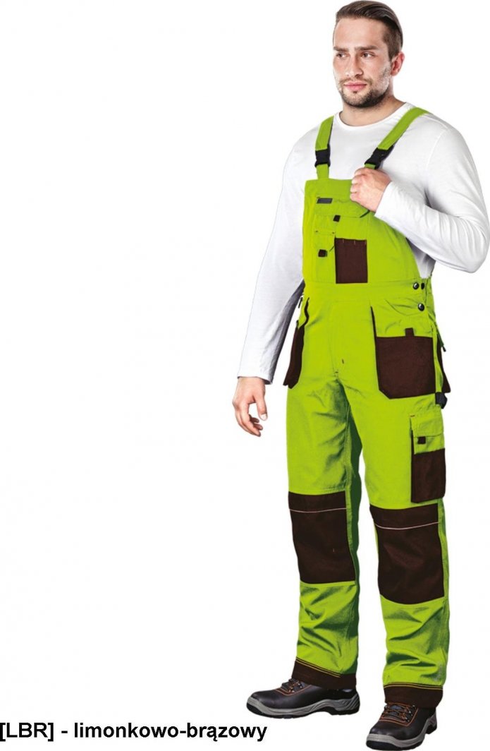 Leber&Hollman LH-FMN-T_NBS54 Beschermende broek, blauw-zwart-grijs, 54 maten