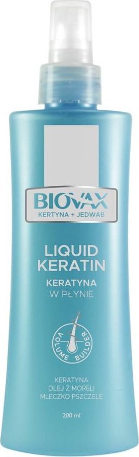 L'BIOTICA Biovax Keratyna w płynie - Keratyna i Jedwab 200ml 1