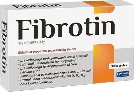 Solinea Fibrotin, 30 kapsułek - Długi termin ważności! 1