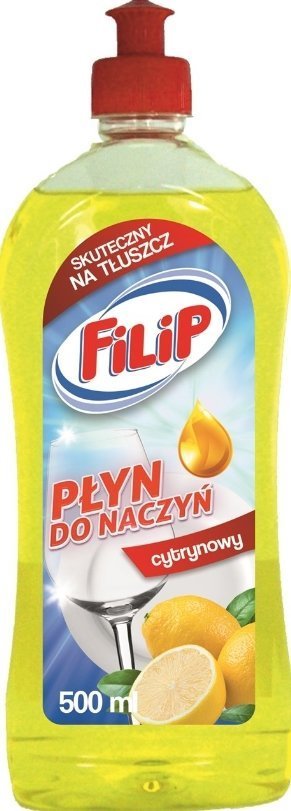 Filip Filip, Płyn do mycia naczyń Cytryna, 500 ml 1
