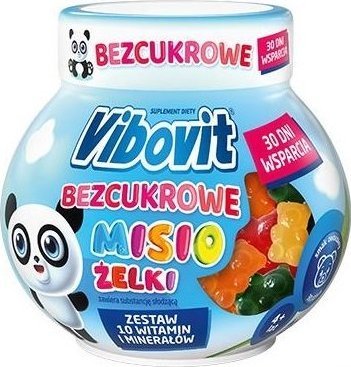 Teva Vibovit Bezcukrowe Misio Żelki, 30 sztuk - Długi termin ważności! 1