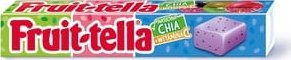 Cukierki do żucia Fruittella Super Mix z nasionami Chia o smaku czarnej porzeczki, kiwi i granatu 41g 1