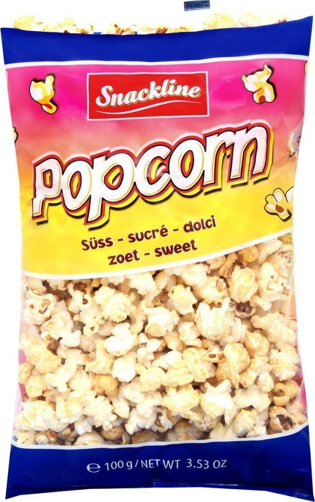 Snackline Snackline Popcorn Słodki 100 g 1