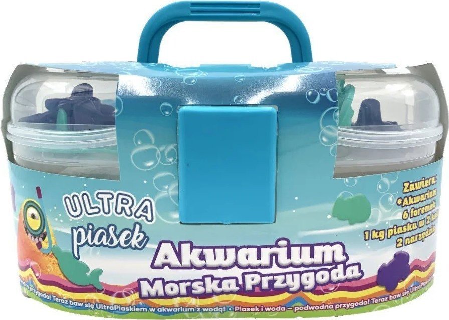 Epee Ultra Piasek - walizka MORSKIE ŻYCIE 6 foremek + 2 narzędzia 1