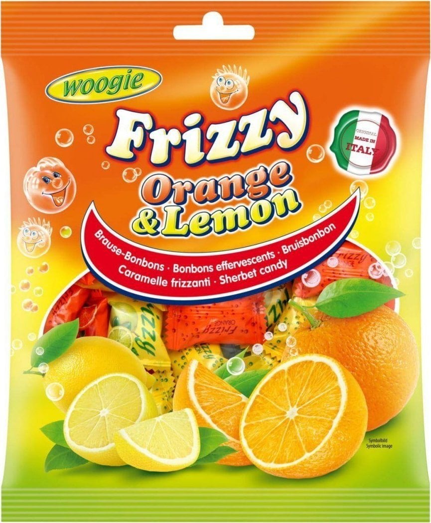 Woogie Woogie Bonbons Frizzy Orange & Lemon 250 g 1