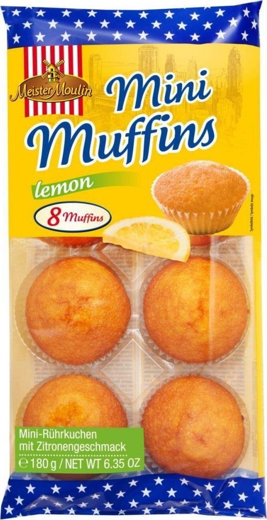 Meister Moulin Meister Moulin Mini Muffins Lemon 180 g 1