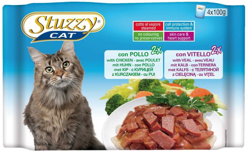 Stuzzy STUZZY KOT 4x100g sasz.KURCZAK CIELĘ 1