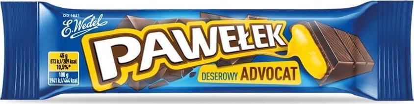E. WEDEL  Pawełek - Batonik Deserowy (Advocat) -  45G 1