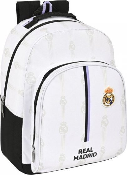 Real Madrid Plecak szkolny Real Madrid C.F. Czarny Biały (32 x 42 x 15 cm) 1