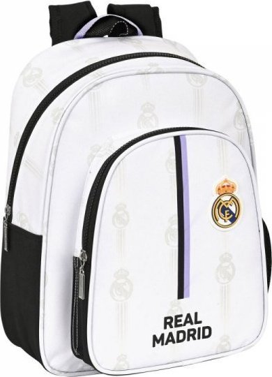 Real Madrid Plecak szkolny Real Madrid C.F. Czarny Biały (28 x 34 x 10 cm) 1