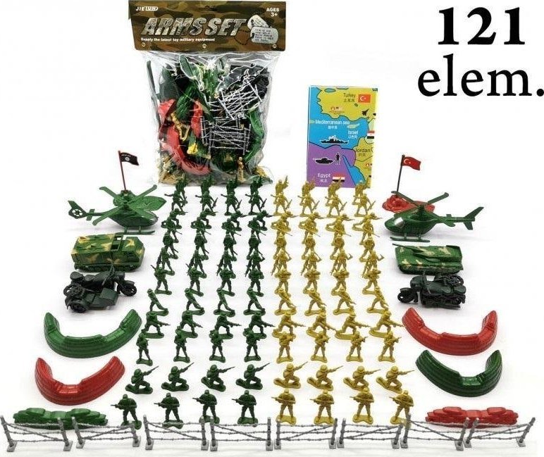 Figurka Trifox Zestaw wojskowy 121el 1
