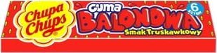 Chupa Chups Chupa Chups Guma Balonowa Truskawka 27,6g 1