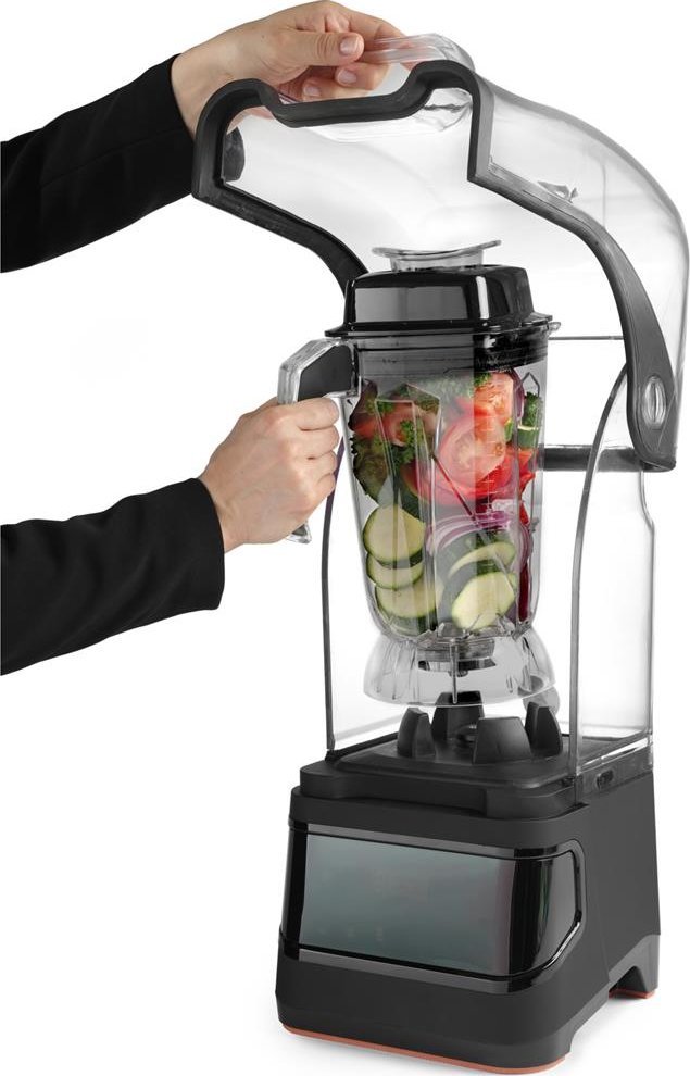 Blender kielichowy Hendi Blender mikser kielichowy z obudową wyciszającą sterowany cyfrowo 2.5L 230V Hendi 230695 1