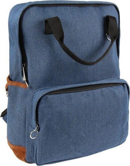 bigbuy accessories Plecak Casual Denim Patch 1