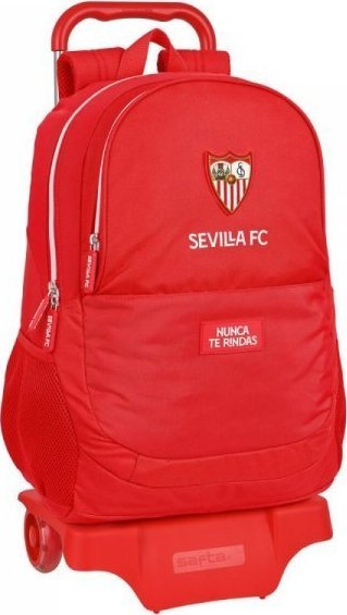 Sevilla FC Torba szkolna z kółkami Sevilla Ftbol Club Czerwony (32 x 44 x 16 cm) 1
