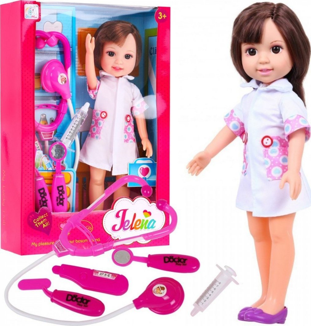 Ramiz Zestaw Fashion Lalka Pielęgniarka Brunetka 1
