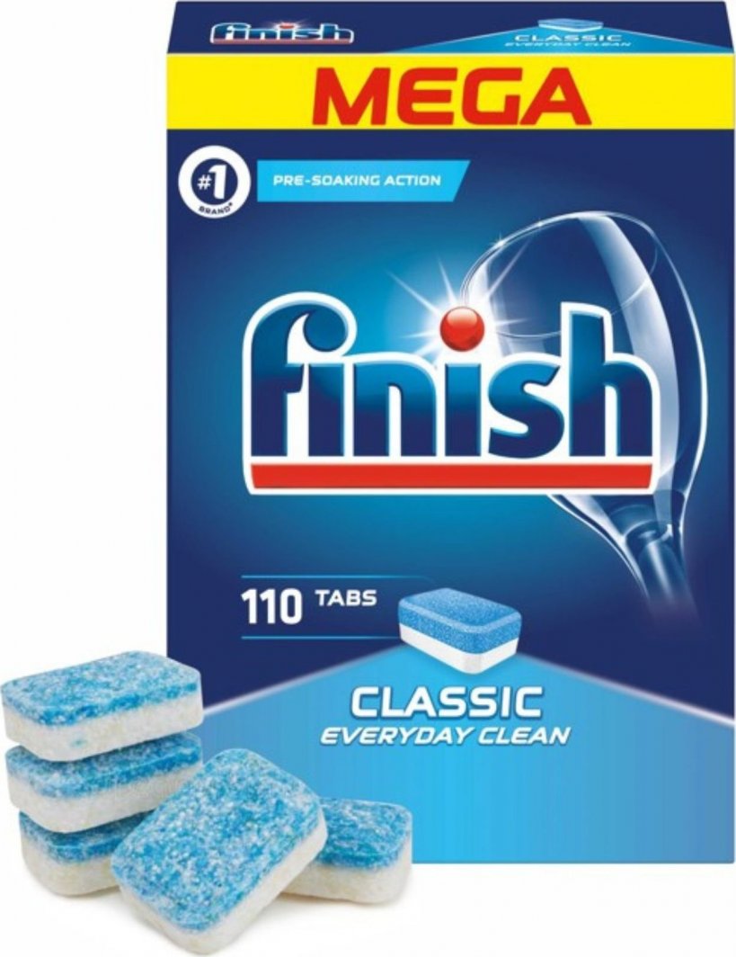 Finish Finish Classic  Tabletki czyszczące do zmywarek  110 sztuk 1
