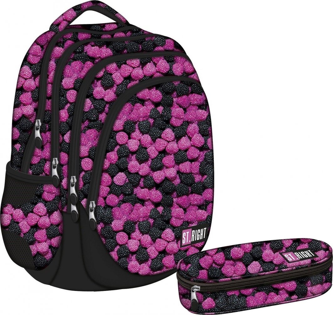 ST.RIGHT Plecak BP06 + Saszetka Owoce Leśne Berries St.Right Majewski 1