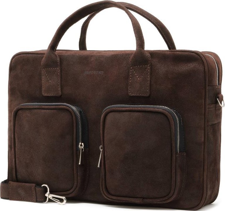 Torba Brdrene Torba męska na laptopa brązowa Brdrene bl22 1