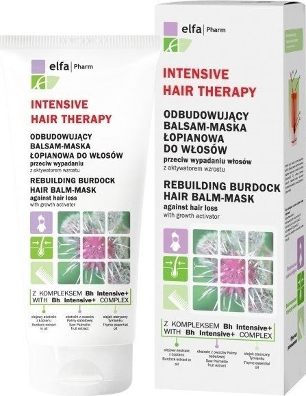 Elfa Pharm Elfa Pharm Intensive Hair Therapy Balsam-maska z łopianowy przeciw wypadaniu włosów  200ml 1