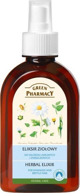 Green Pharmacy Green Pharmacy Eliksir ziołowy do włosów łamliwych, zniszczonych i farbowanych 1