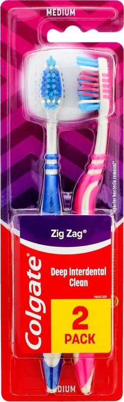 Colgate Colgate Szczoteczka Zig Zag Plus śr. 1+1 Gratis 1