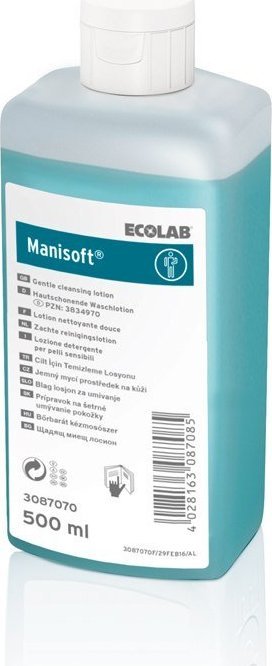 Ecolab Ecolab Manisoft 500ml - płyn do chirurgicznego i higienicznego mycia rąk Mydło chroniące skórę rąk 1