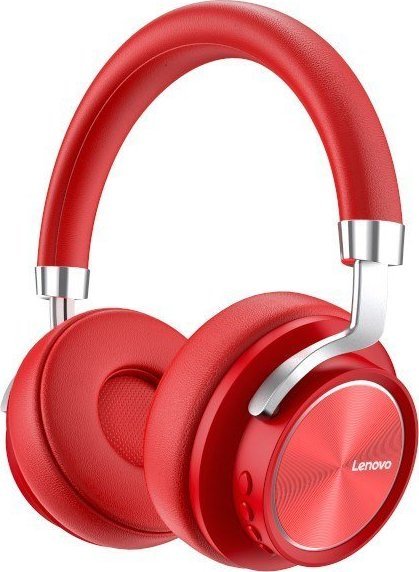 Słuchawki Lenovo Lenovo Słuchawki nauszne Bluetooth HD800 Czerwone 1
