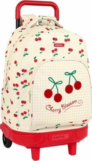 Safta Torba szkolna z kółkami Safta Cherry Beżowy (33 x 45 x 22 cm) 1