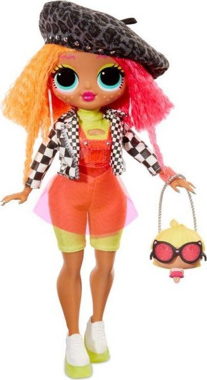 MGA LOL OMG NEONLICIOUS Q.T LALKA NEON UBRANKA FASHION 1