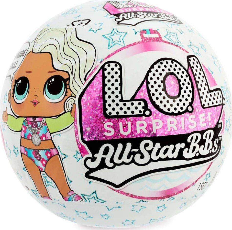 MGA LOL BB ALL STAR SPORT laleczka stars lalka suprise niebieska Letnie Sporty 1