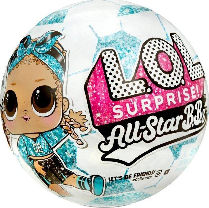 MGA LOL BB ALL STAR SPORT laleczka stars lalka suprise niebieska 1