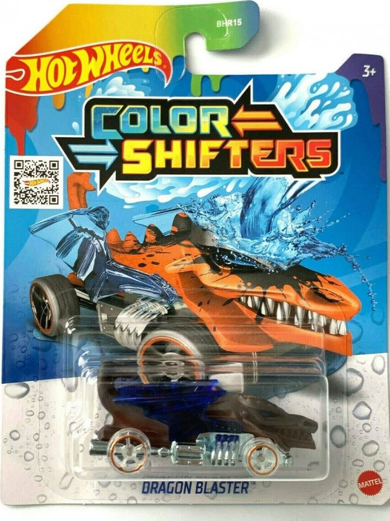 Mattel Hot Wheels Dragon Blaster Zmienia Kolor Auto Autko Color 5290