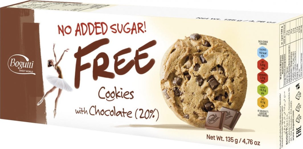 Bogutti F**king Delicious Cookie American czekolada 135g DOUBLE CHOCOLATE 1