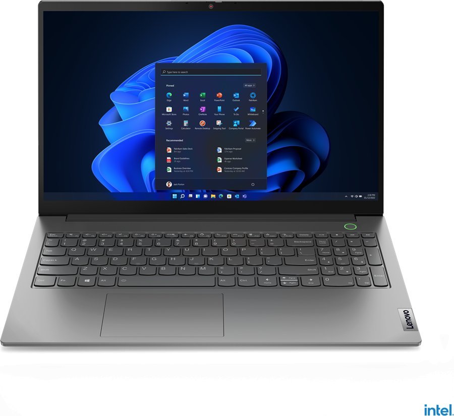 Laptop Lenovo Lenovo ThinkBook 15 G4 IAP 21DJ - 180deg-Scharnierdesign - Intel Core i5 1235U / 1.3 GHz - Win 11 Pro - Iris Xe Graphics - 16 GB RAM - 512 GB SSD NVMe - 39.6 cm (15.6") IPS 1920 x 1080 (Full HD) - Wi-Fi 6 - Dual Tone Mineral Gray - kbd: Deut 1
