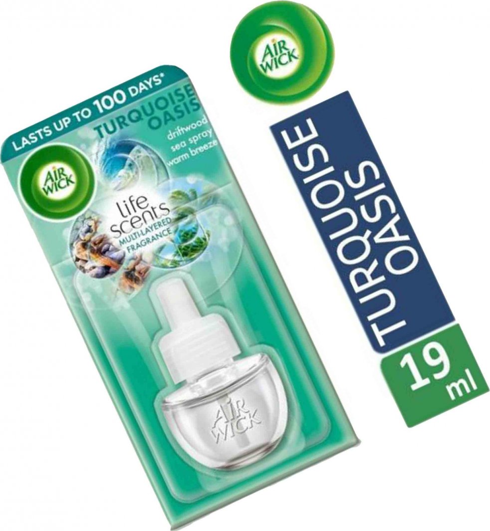 Reckitt Benckiser AIR WICK ELECTRIC ZAPAS 19 ml TURQUOISE OASIS 1