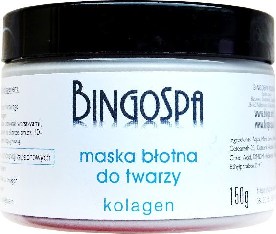 BingoSpa Maska błotna do twarzy z kolagenem 120g - 0000032556 1