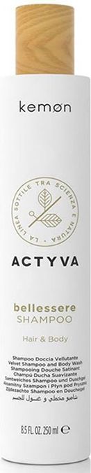 Kemon Actyva Bellessere Aksamitny szampon do włosów i ciała 250 ml 1