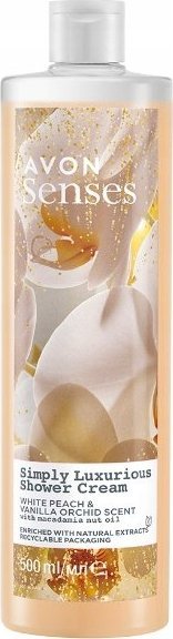 Avon AVON ŻEL POD PRYSZNIC KREMOWY BRZOSKWINIA I WANILI 1