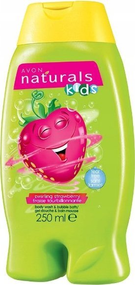 Avon Avon Kids Płyn do mycia kąpieli Wirująca Truskawka 1