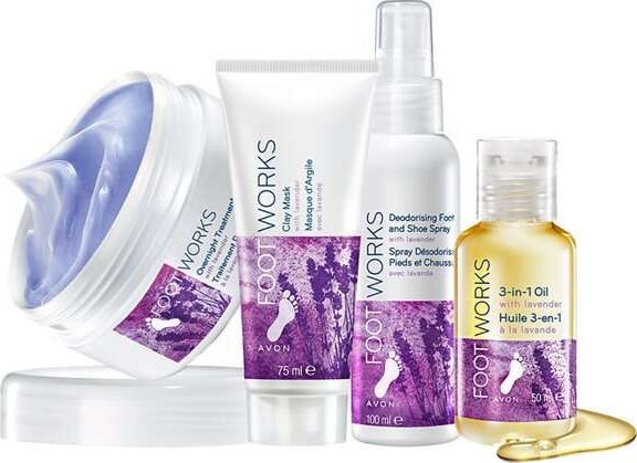 Avon AVON ZESTAW DO STÓP LAWENDOWY 4W1 1