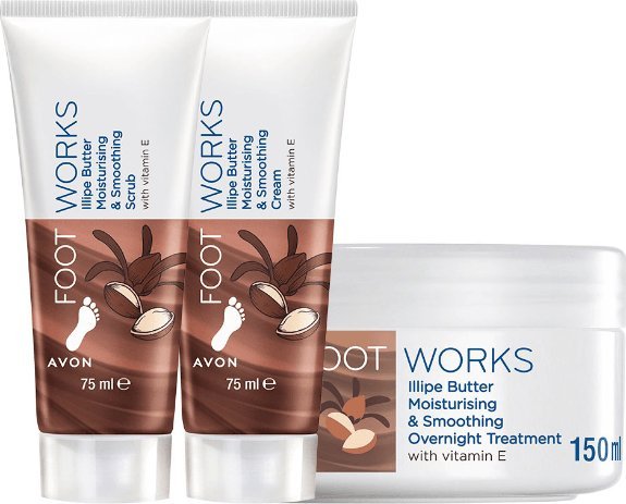Avon AVON ZESTAW DO STÓP MASŁO IIILIPE 3 SZT 1
