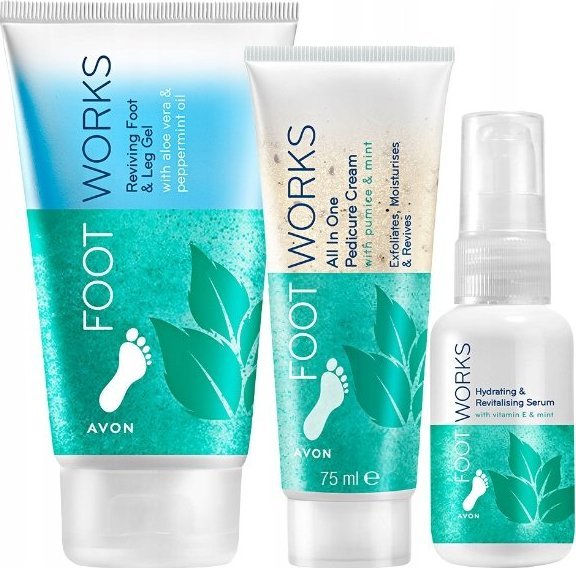 Avon AVON ZESTAW DO STÓP MIĘTOWE ORZEŹWIENIE 3 SZTUKI 1