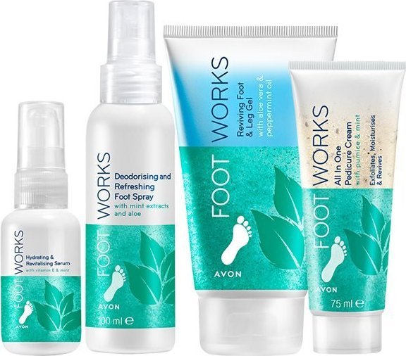 Avon AVON ZESTAW DO STÓP MIĘTOWE ORZEŹWIENIE 4 SZTUKI 1
