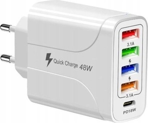 Ładowarka 4x USB-A 1x USB-C 3.1 A (001) 1