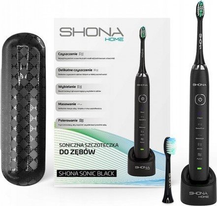 Szczoteczka Shona Med Szczoteczka soniczna Sonic Czarna 1