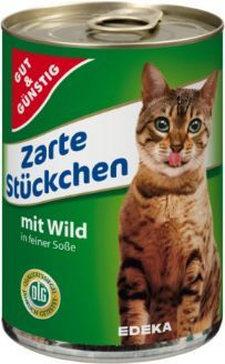 Edeka GUT&GUNSTIG KOT 415g pusz.SOS DZIK 1