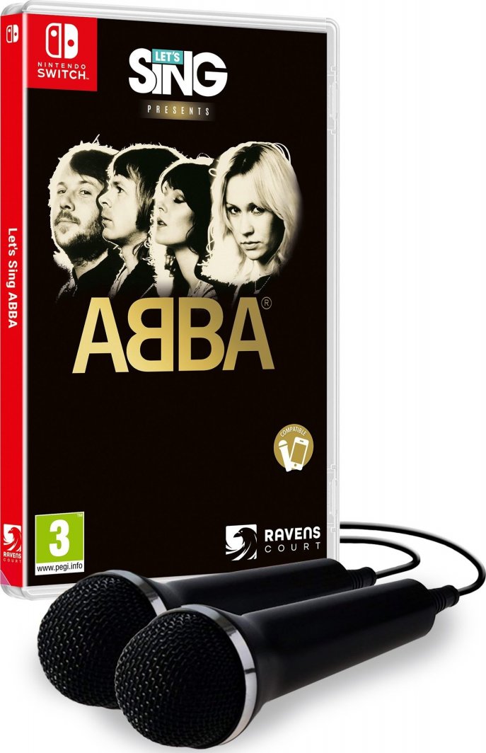 Zestaw Let's Sing ABBA PL + 2 MIKROFONY Nintendo Switch, wersja cyfrowa 1