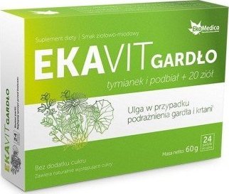 Ekamedica EKAVIT Gardło 24 szt. EKAMEDICA 1